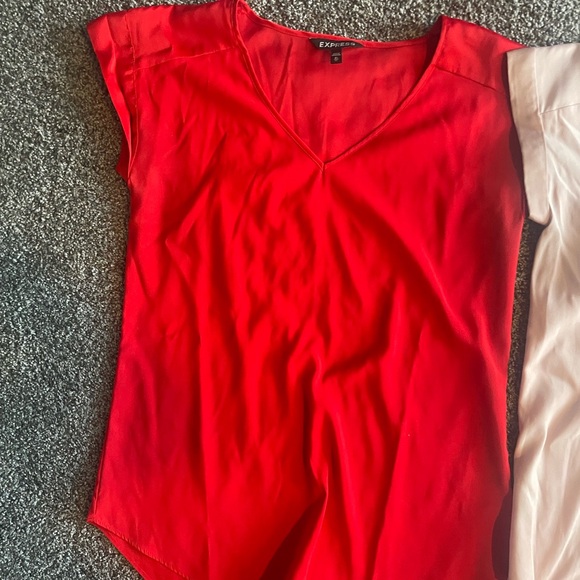 Express Red and Pink Short Sleeve T-Shirts - Picture 2 of 5